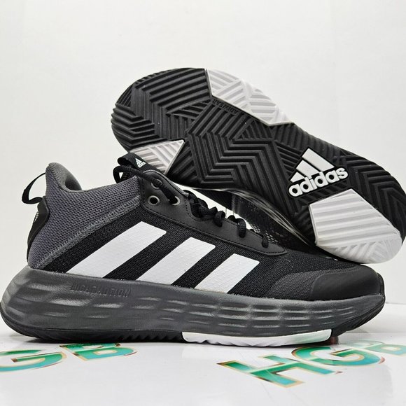 adidas Other - Adidas Own The Game 2.0 Black White Mens Basketball Shoes IF2683